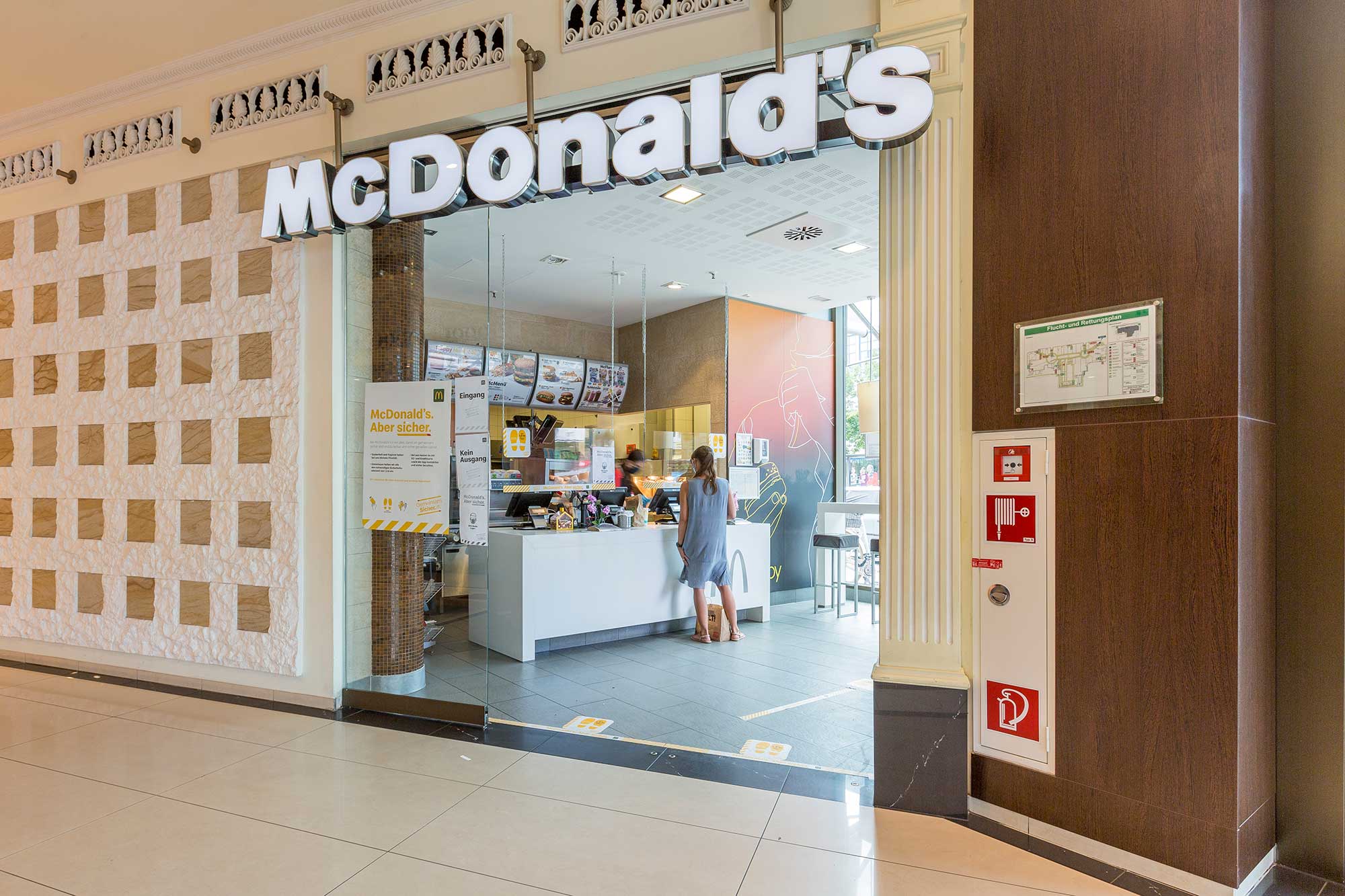 McDonalds in der Sankt Annen Galerie Brandenburg