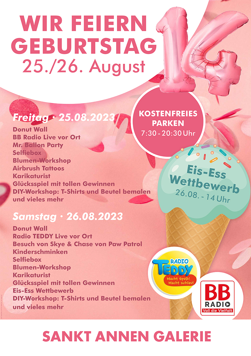 We celebrate our 14th birthday with many activities We celebrate our 14th birthday with many activities