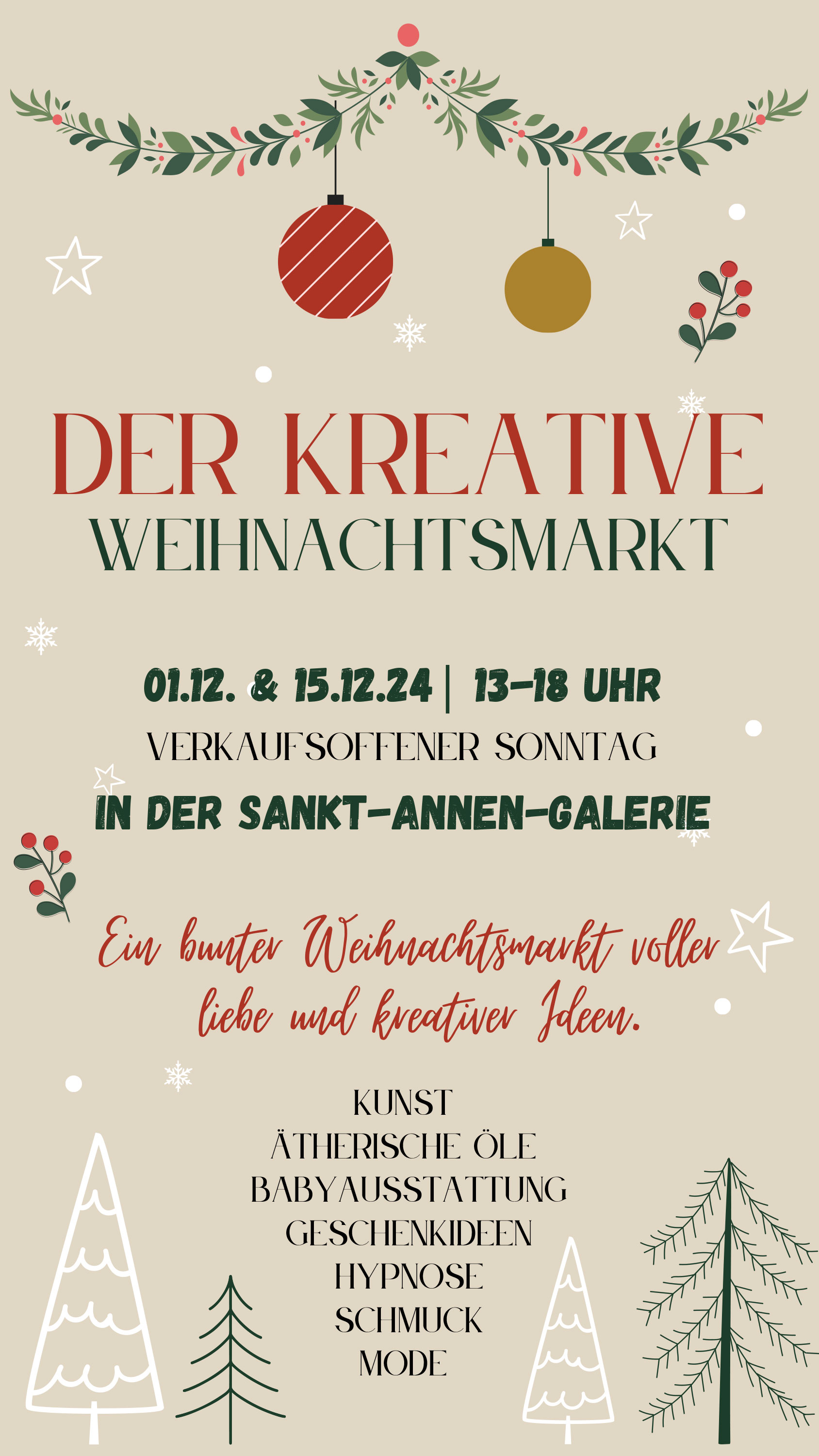 The creative Christmas market The creative Christmas market