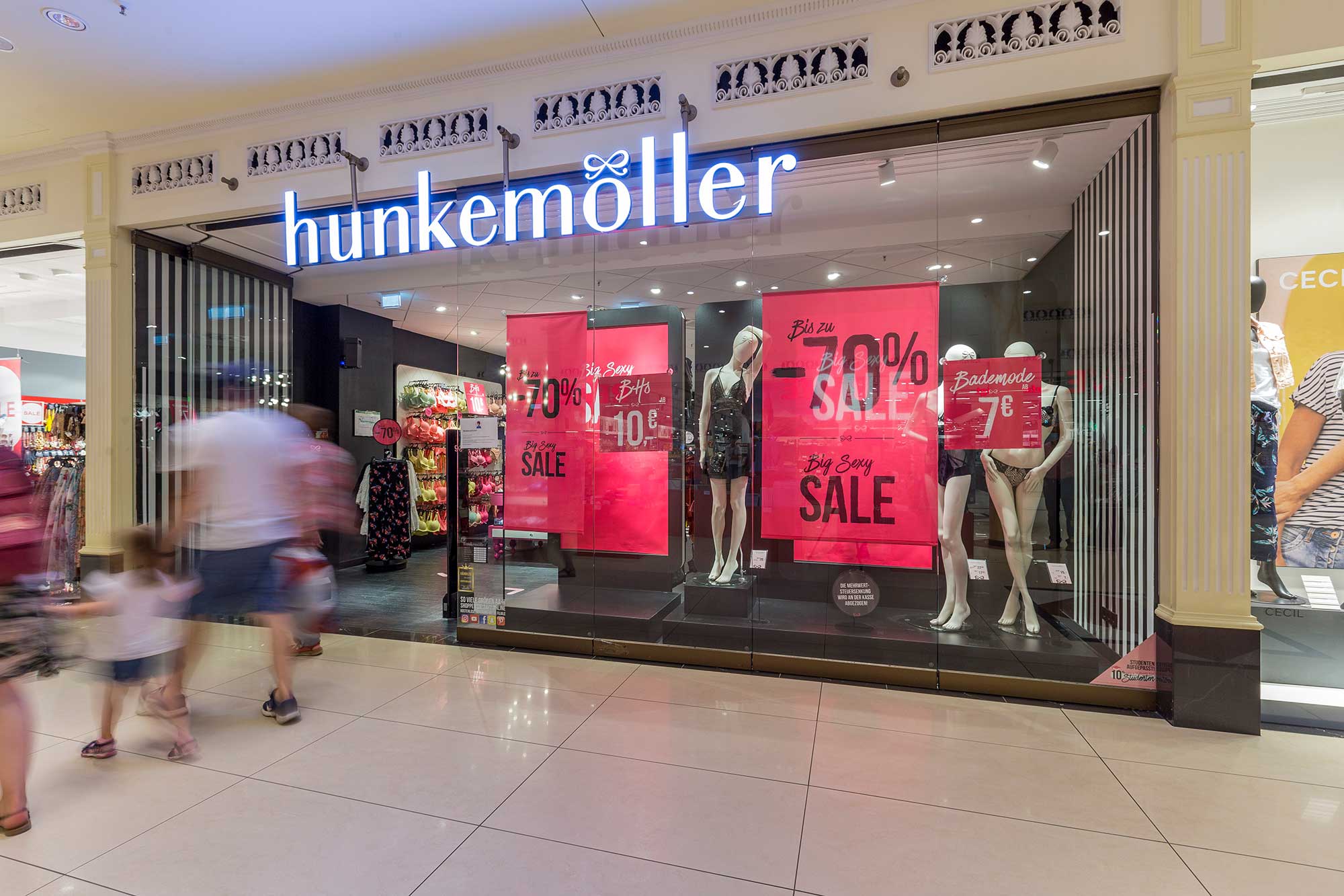 Hunkemöller in der Sankt Annen Galerie Brandenburg