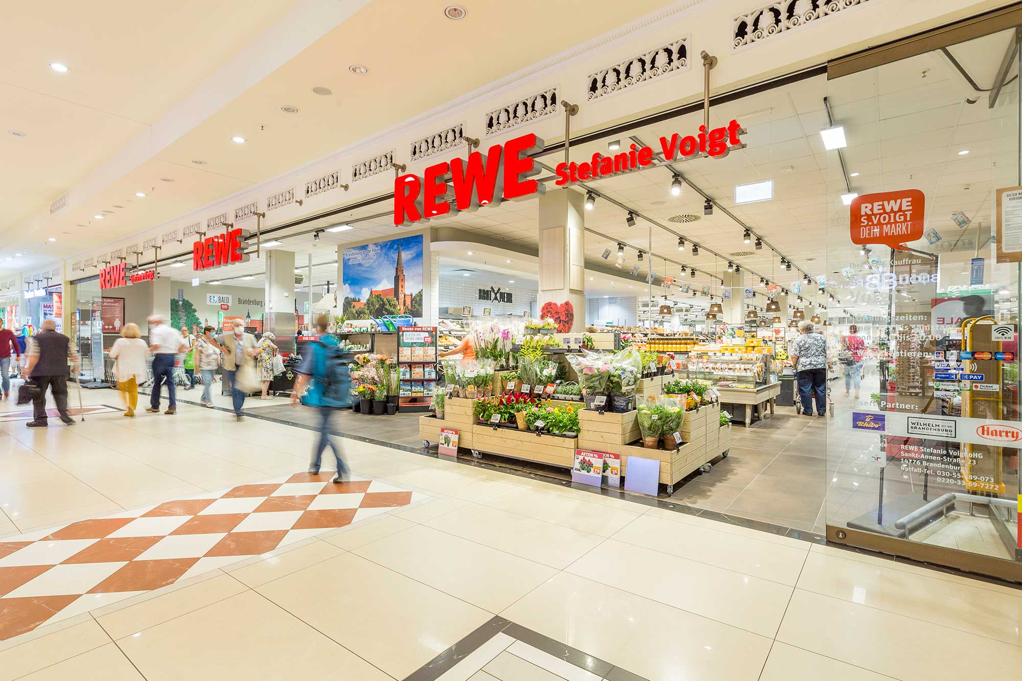 REWE in the Sankt Annen Galerie Brandenburg